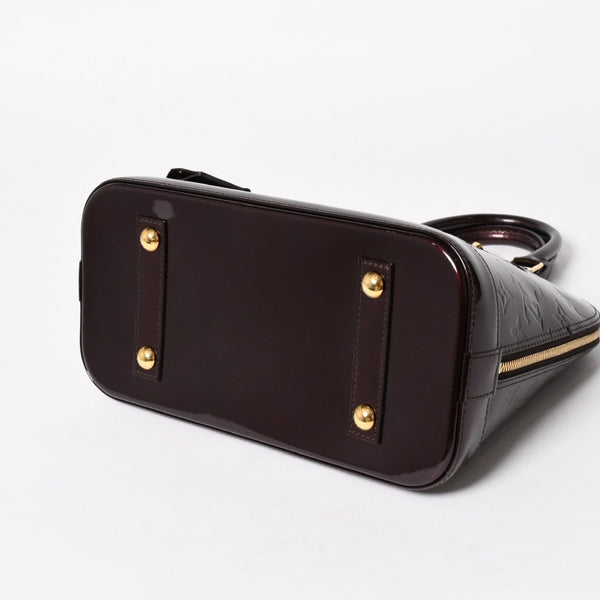 極美品 LOUIS VUITTON ルイヴィトン アルマPM アマラント ワインレッド ハンドバッグ M91611 ゴールド金具 中古 4a005796