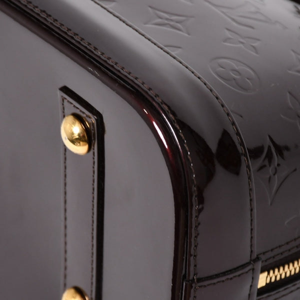 極美品 LOUIS VUITTON ルイヴィトン アルマPM アマラント ワインレッド ハンドバッグ M91611 ゴールド金具 中古 4a005796