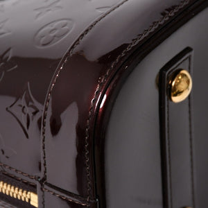 極美品 LOUIS VUITTON ルイヴィトン アルマPM アマラント ワインレッド ハンドバッグ M91611 ゴールド金具 中古 4a005796