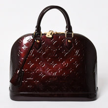 将图片加载到图库查看器中。 極美品 LOUIS VUITTON ルイヴィトン アルマPM アマラント ワインレッド ハンドバッグ M91611 ゴールド金具 中古 4a005796