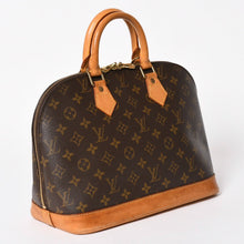 将图片加载到图库查看器中。 LOUIS VUITTON ルイヴィトン モノグラム アルマPM ハンドバッグ M51130 ショルダー 2WAY PVC ゴールド金具 良品 中古 4a005817