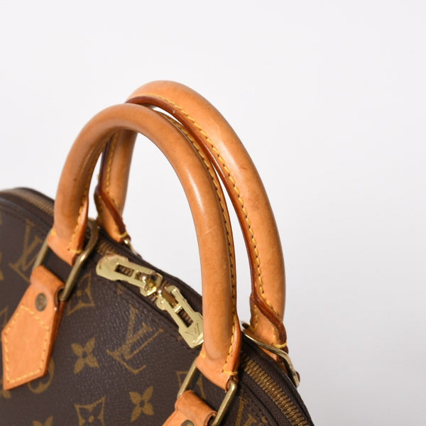 LOUIS VUITTON ルイヴィトン モノグラム アルマPM ハンドバッグ M51130 ショルダー 2WAY PVC ゴールド金具 良品 中古 4a005817