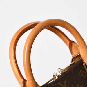 LOUIS VUITTON ルイヴィトン モノグラム アルマPM ハンドバッグ M51130 ショルダー 2WAY PVC ゴールド金具 良品 中古 4a005817