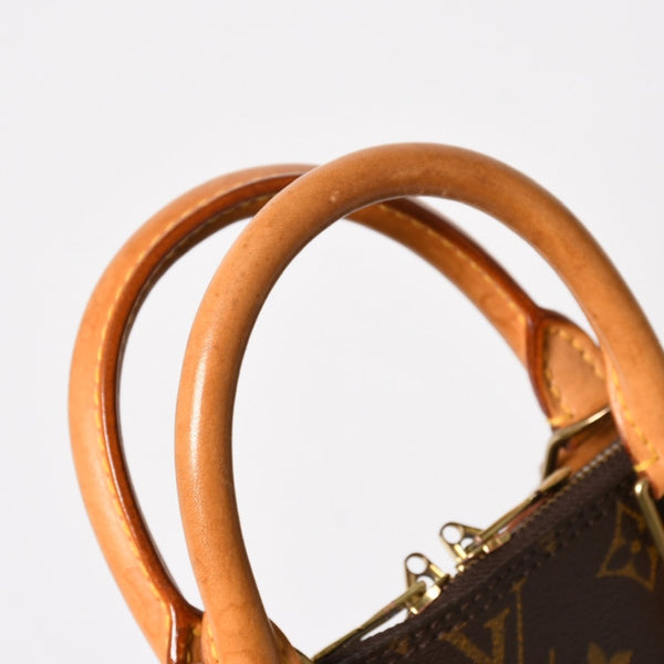 LOUIS VUITTON ルイヴィトン モノグラム アルマPM ハンドバッグ M51130 ショルダー 2WAY PVC ゴールド金具 良品 中古 4a005817