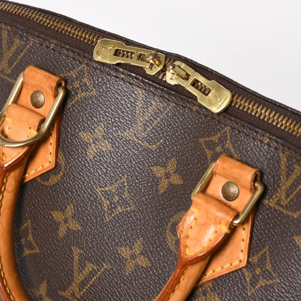 LOUIS VUITTON ルイヴィトン モノグラム アルマPM ハンドバッグ M51130 ショルダー 2WAY PVC ゴールド金具 良品 中古 4a005817