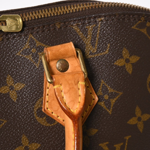 LOUIS VUITTON ルイヴィトン モノグラム アルマPM ハンドバッグ M51130 ショルダー 2WAY PVC ゴールド金具 良品 中古 4a005817