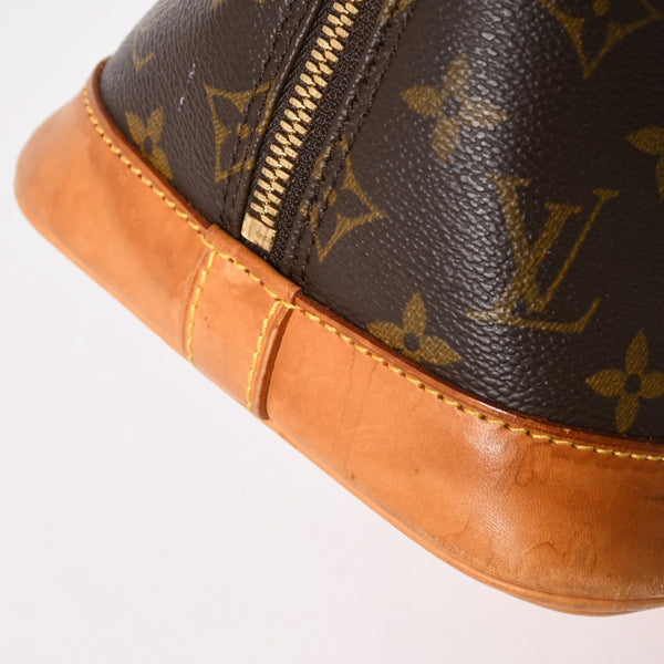 LOUIS VUITTON ルイヴィトン モノグラム アルマPM ハンドバッグ M51130 ショルダー 2WAY PVC ゴールド金具 良品 中古 4a005817
