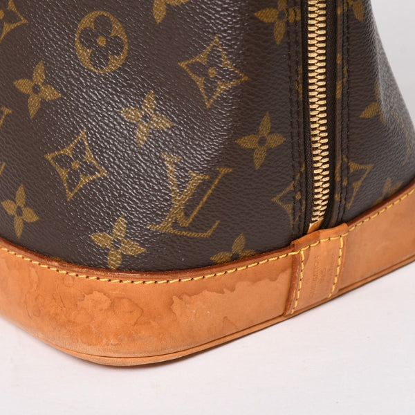 LOUIS VUITTON ルイヴィトン モノグラム アルマPM ハンドバッグ M51130 ショルダー 2WAY PVC ゴールド金具 良品 中古 4a005817