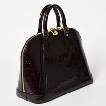 将图片加载到图库查看器中。 極美品 LOUIS VUITTON ルイヴィトン アルマPM アマラント ワインレッド ハンドバッグ M91611 ゴールド金具 中古 4a005796