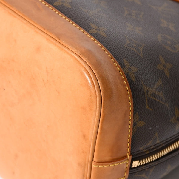 LOUIS VUITTON ルイヴィトン モノグラム アルマPM ハンドバッグ M51130 ショルダー 2WAY PVC ゴールド金具 良品 中古 4a005817