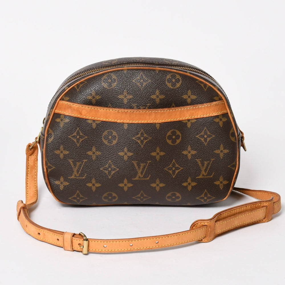 LOUIS VUITTON ルイヴィトン モノグラム ブロワ ショルダーバッグ M51221 モノグラムキャンバス ブラウン ゴールド金具 美品 中古 4a005826