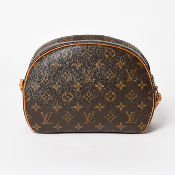 LOUIS VUITTON ルイヴィトン モノグラム ブロワ ショルダーバッグ M51221 モノグラムキャンバス ブラウン ゴールド金具 美品 中古 4a005826