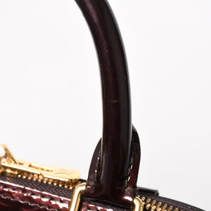 極美品 LOUIS VUITTON ルイヴィトン アルマPM アマラント ワインレッド ハンドバッグ M91611 ゴールド金具 中古 4a005796