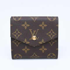 極美品 LOUIS VUITTON ルイヴィトン 財布 ポルトモネビエカルトクレディ M61660 モノグラム Wホック ゴールド金具 中古 4a005798