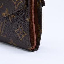 画像をギャラリービューアに読み込む, 極美品 LOUIS VUITTON ルイヴィトン 財布 ポルトモネビエカルトクレディ M61660 モノグラム Wホック ゴールド金具 中古 4a005798