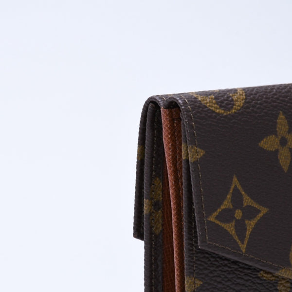 極美品 LOUIS VUITTON ルイヴィトン 財布 ポルトモネビエカルトクレディ M61660 モノグラム Wホック ゴールド金具 中古 4a005798