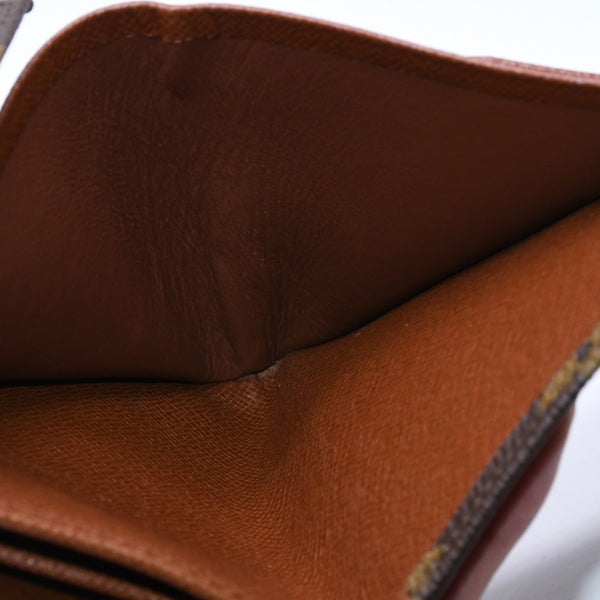極美品 LOUIS VUITTON ルイヴィトン 財布 ポルトモネビエカルトクレディ M61660 モノグラム Wホック ゴールド金具 中古 4a005798