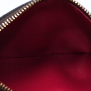 極美品 LOUIS VUITTON ルイヴィトン ポルトフォイユ ヴィクトリーヌ M41938 三つ折り財布 モノグラム ブラウン フューシャ中古 4a005799