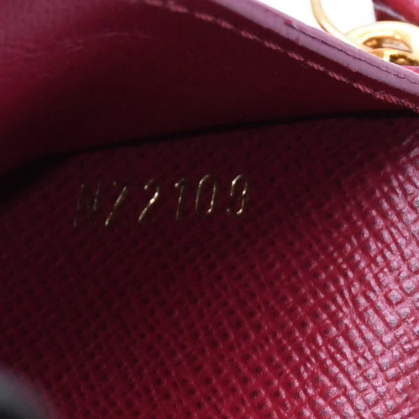 極美品 LOUIS VUITTON ルイヴィトン ポルトフォイユ ヴィクトリーヌ M41938 三つ折り財布 モノグラム ブラウン フューシャ中古 4a005799