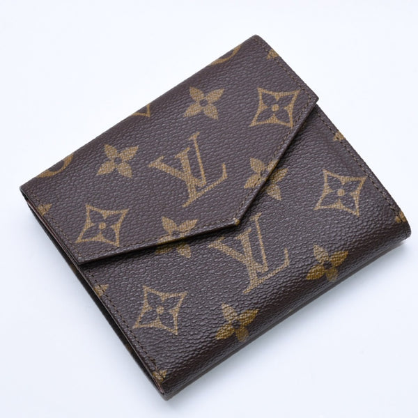 極美品 LOUIS VUITTON ルイヴィトン 財布 ポルトモネビエカルトクレディ M61660 モノグラム Wホック ゴールド金具 中古 4a005798