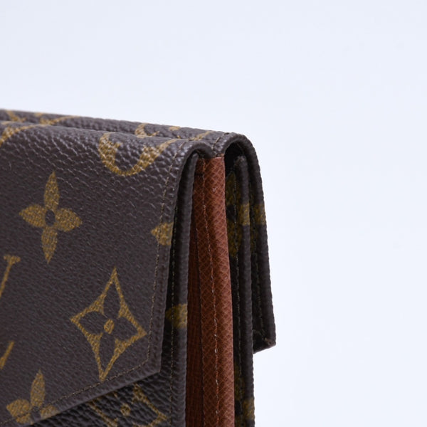 極美品 LOUIS VUITTON ルイヴィトン 財布 ポルトモネビエカルトクレディ M61660 モノグラム Wホック ゴールド金具 中古 4a005798