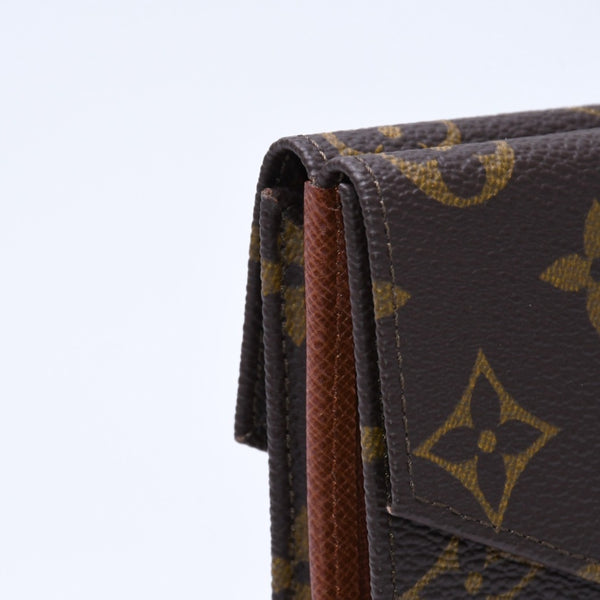 極美品 LOUIS VUITTON ルイヴィトン 財布 ポルトモネビエカルトクレディ M61660 モノグラム Wホック ゴールド金具 中古 4a005798