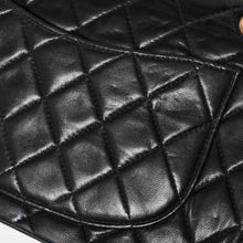 将图片加载到图库查看器中。 CHANEL 新型 シャネル マトラッセ23 Wフラップ Wチェーンショルダーバッグ A2500 7番台 ココマーク ラムスキン ブラック 美品 中古 4a005888