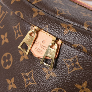極美品 LOUIS VUITTON ルイ ヴィトン バムバッグ ショルダーバッグ M43644 ブラウン モノグラムキャンバス レザー ゴールド金具 中古 4a005806