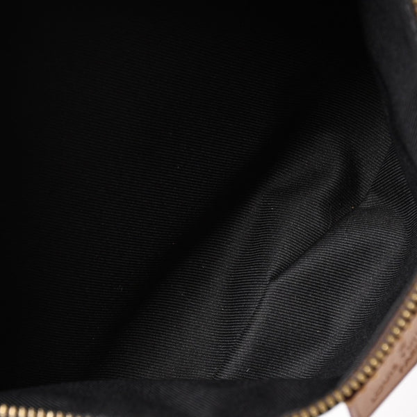 極美品 LOUIS VUITTON ルイ ヴィトン バムバッグ ショルダーバッグ M43644 ブラウン モノグラムキャンバス レザー ゴールド金具 中古 4a005806