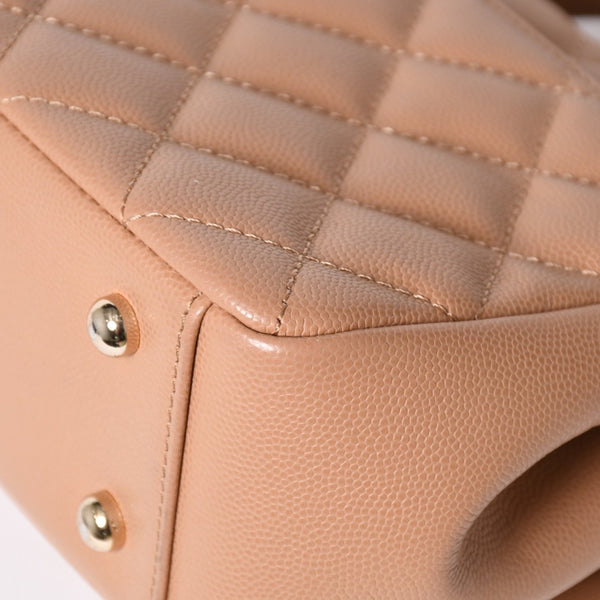 極美品 CHANEL シャネル ビジネスアフィニティ チェーンショルダーバッグ 25番台 ココマーク A93607 キャビアスキン ゴールド金具 中古 4a005875
