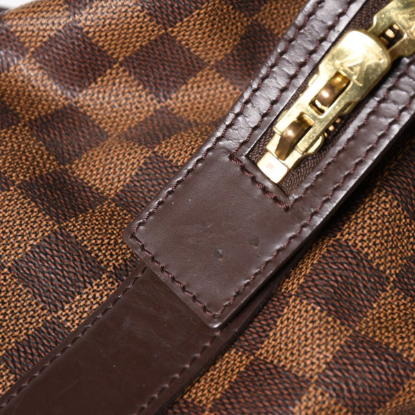 LOUIS VUITTON ルイヴィトン チェルシー トートバッグ N51119 ダミエエベヌキャンバス ブラウン ゴールド金具 美品 中古 4a005825
