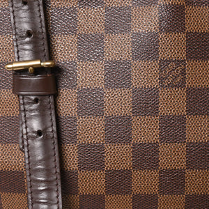 LOUIS VUITTON ルイヴィトン チェルシー トートバッグ N51119 ダミエエベヌキャンバス ブラウン ゴールド金具 美品 中古 4a005825