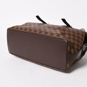 LOUIS VUITTON ルイヴィトン チェルシー トートバッグ N51119 ダミエエベヌキャンバス ブラウン ゴールド金具 美品 中古 4a005825