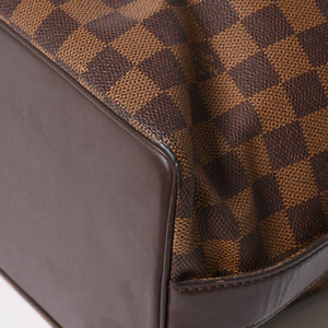 LOUIS VUITTON ルイヴィトン チェルシー トートバッグ N51119 ダミエエベヌキャンバス ブラウン ゴールド金具 美品 中古 4a005825