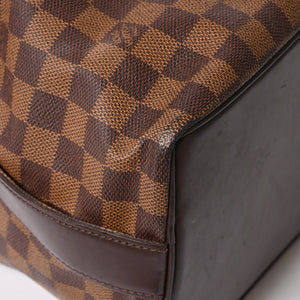 LOUIS VUITTON ルイヴィトン チェルシー トートバッグ N51119 ダミエエベヌキャンバス ブラウン ゴールド金具 美品 中古 4a005825