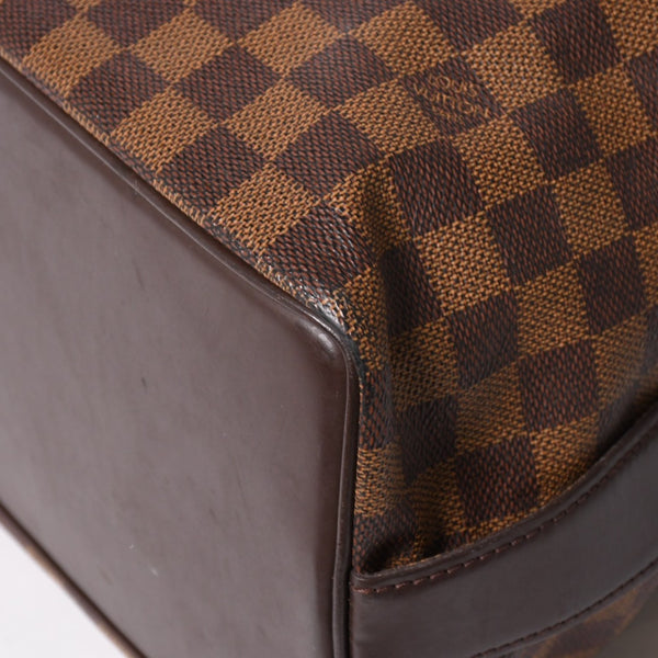 LOUIS VUITTON ルイヴィトン チェルシー トートバッグ N51119 ダミエエベヌキャンバス ブラウン ゴールド金具 美品 中古 4a005825
