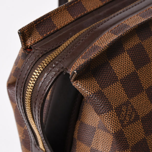 LOUIS VUITTON ルイヴィトン チェルシー トートバッグ N51119 ダミエエベヌキャンバス ブラウン ゴールド金具 美品 中古 4a005825