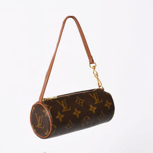 将图片加载到图库查看器中。 極美品 LOUIS VUITTON ルイヴィトン パピヨン30 GM ハンドバッグ M51365 モノグラム ゴールド金具 筒型 中古 4a005807