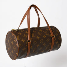画像をギャラリービューアに読み込む, 極美品 LOUIS VUITTON ルイヴィトン パピヨン26 ハンドバッグ M51366 モノグラム ブラウン レザー ゴールド金具 旧型 中古 4a005790