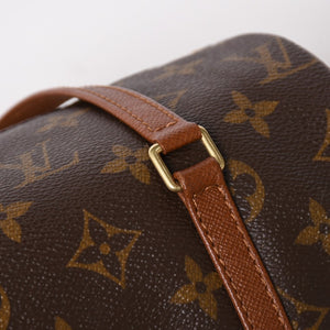 極美品 LOUIS VUITTON ルイヴィトン パピヨン26 ハンドバッグ M51366 モノグラム ブラウン レザー ゴールド金具 旧型 中古 4a005790