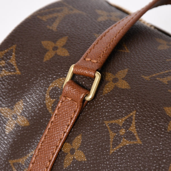 極美品 LOUIS VUITTON ルイヴィトン パピヨン26 ハンドバッグ M51366 モノグラム ブラウン レザー ゴールド金具 旧型 中古 4a005790