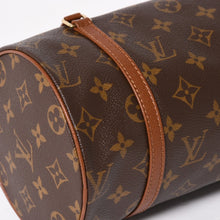 画像をギャラリービューアに読み込む, 極美品 LOUIS VUITTON ルイヴィトン パピヨン26 ハンドバッグ M51366 モノグラム ブラウン レザー ゴールド金具 旧型 中古 4a005790