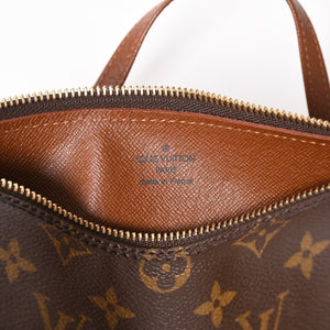 極美品 LOUIS VUITTON ルイヴィトン パピヨン26 ハンドバッグ M51366 モノグラム ブラウン レザー ゴールド金具 旧型 中古 4a005790
