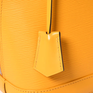 極美品 LOUIS VUITTON ルイヴィトン アルマ ハンドバッグ M52419 エピレザー タッシリイエロー シルバー金具 中古 4a005818