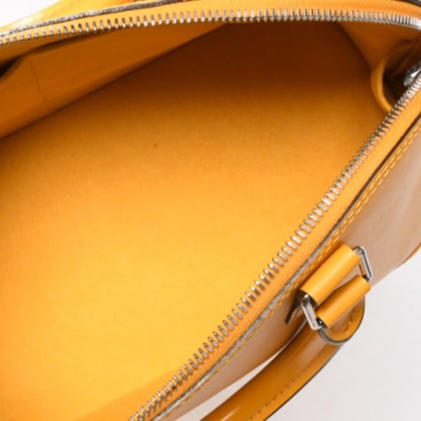 極美品 LOUIS VUITTON ルイヴィトン アルマ ハンドバッグ M52419 エピレザー タッシリイエロー シルバー金具 中古 4a005818