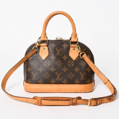 LOUIS VUITTON ルイヴィトン アルマBB 2WAY ハンドバッグ ショルダーバッグ M53152 ブラウン モノグラムキャンバス 良品 中古 4a005814