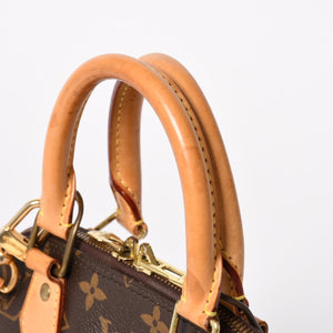 LOUIS VUITTON ルイヴィトン アルマBB 2WAY ハンドバッグ ショルダーバッグ M53152 ブラウン モノグラムキャンバス 良品 中古 4a005814