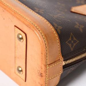 LOUIS VUITTON ルイヴィトン アルマBB 2WAY ハンドバッグ ショルダーバッグ M53152 ブラウン モノグラムキャンバス 良品 中古 4a005814