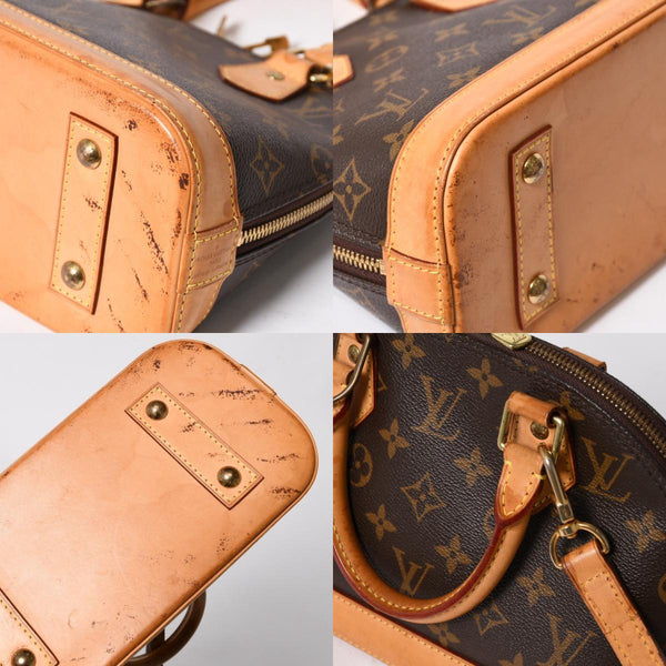 LOUIS VUITTON ルイヴィトン アルマBB 2WAY ハンドバッグ ショルダーバッグ M53152 ブラウン モノグラムキャンバス 良品 中古 4a005814