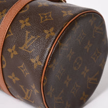 将图片加载到图库查看器中。 極美品 LOUIS VUITTON ルイヴィトン パピヨン30 GM ハンドバッグ M51365 モノグラム ゴールド金具 筒型 中古 4a005807